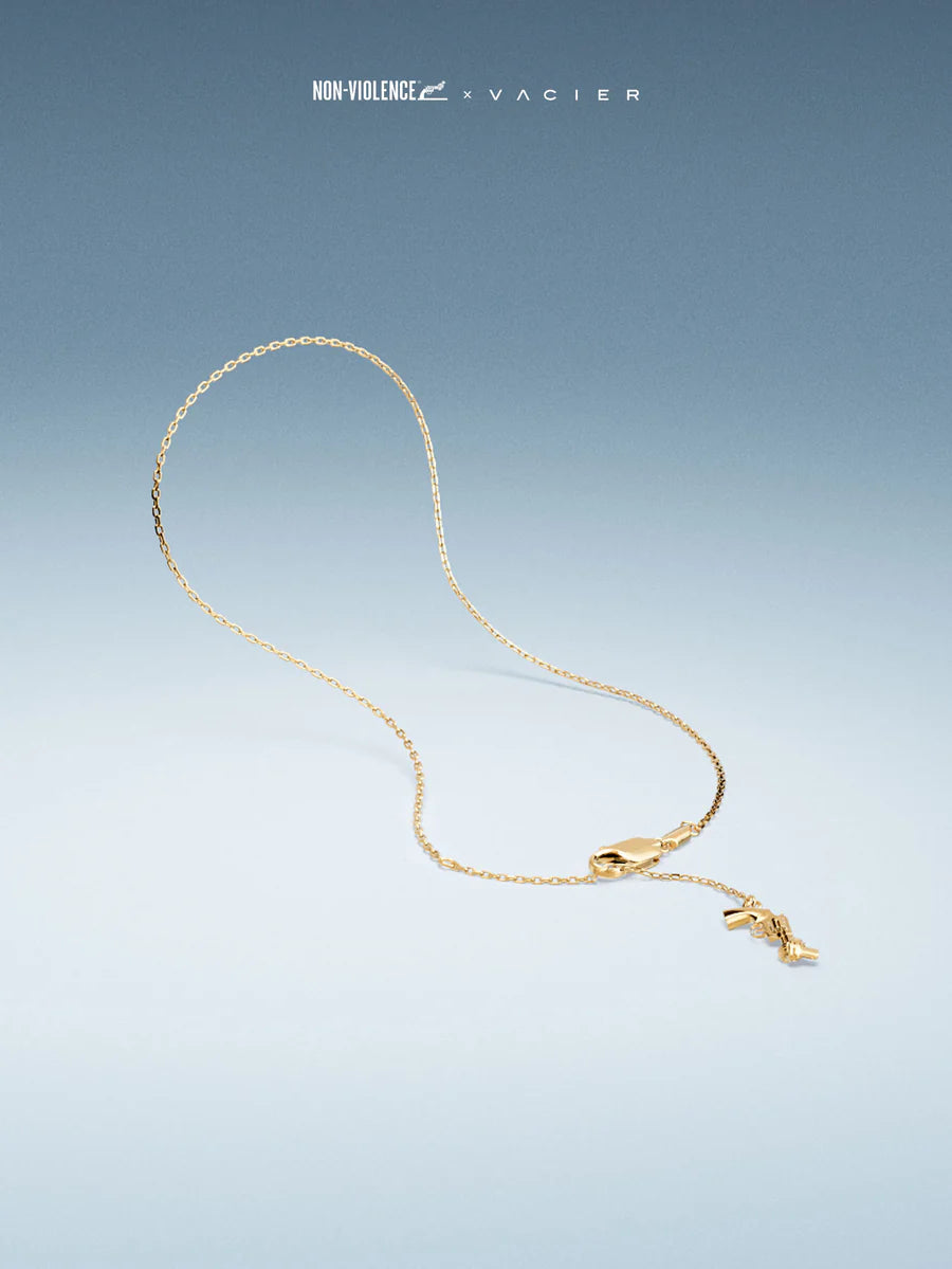 NON-VIOLENCE X VACIER WOMEN'S CHAIN BRACELET