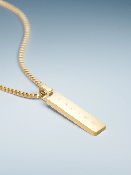 BOX PENDANT NECKLACE