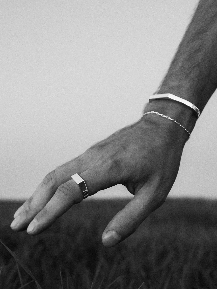 UNISIZE SIGNET SET IN SILVER